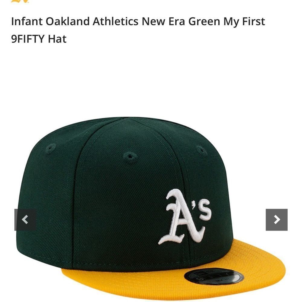My 1st adjustable hat from New Era. Oakland Athletics graphics